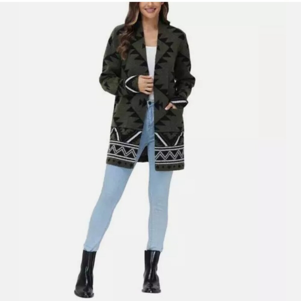 Frye Ladies' Patterned Cardigan Sweater